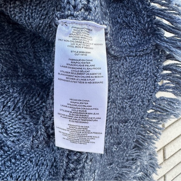 Current Elliott Cable Fringe Cardigan Sweater - Picture 10 of 13